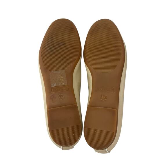 Everlane The Italian Leather Day Glove flats7.5 cream minimalist Quiet luxury - Picture 9 of 10